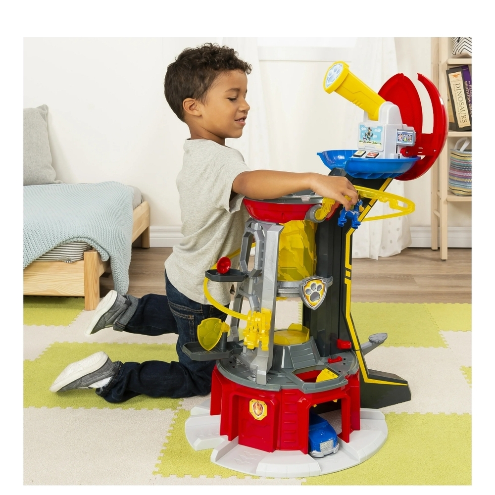 Paw Patrol Adventure Tower Playset - Red, Yellow, Gray